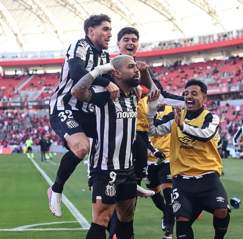 Santos vence o Inter no Beira-Rio e amplia distância da zona de rebaixamento