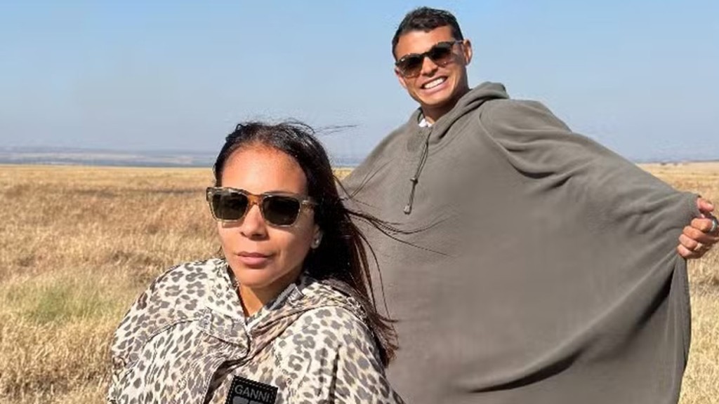 Thiago Silva aproveita safári de luxo na África ao lado da família durante Copa