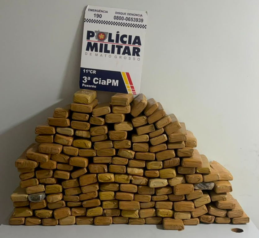 Polícia Militar prende sete faccionados e apreende 152 tabletes de maconha