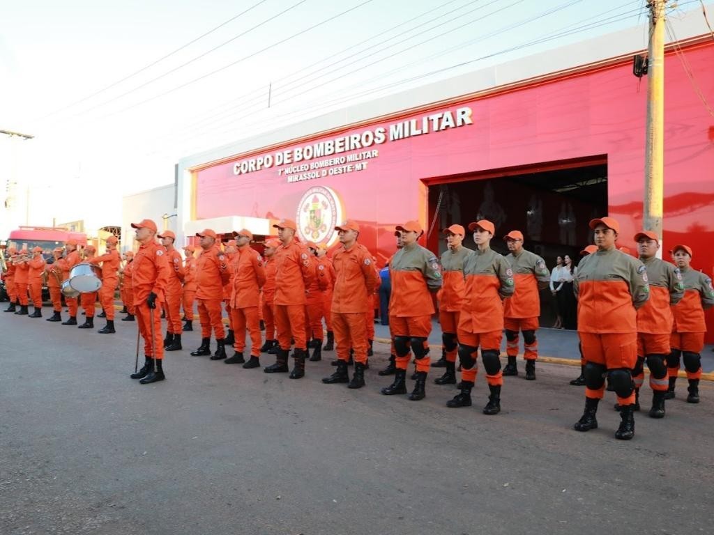Corpo de Bombeiros fortalece atendimento na Região Oeste de MT com nova unidade operacional