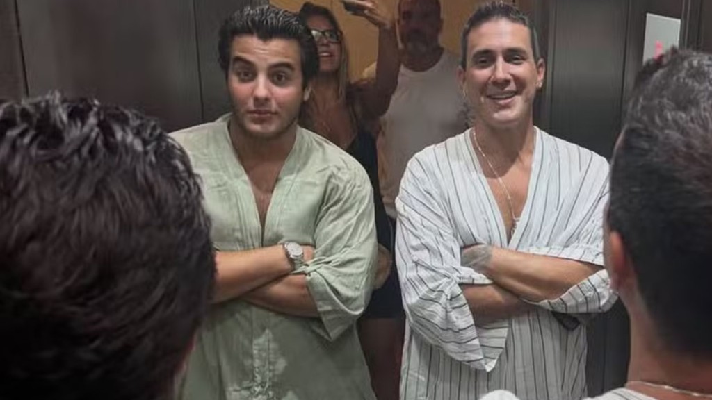 André Marques se declara para Marcelo, filho de Ivete nos 17 anos do garoto