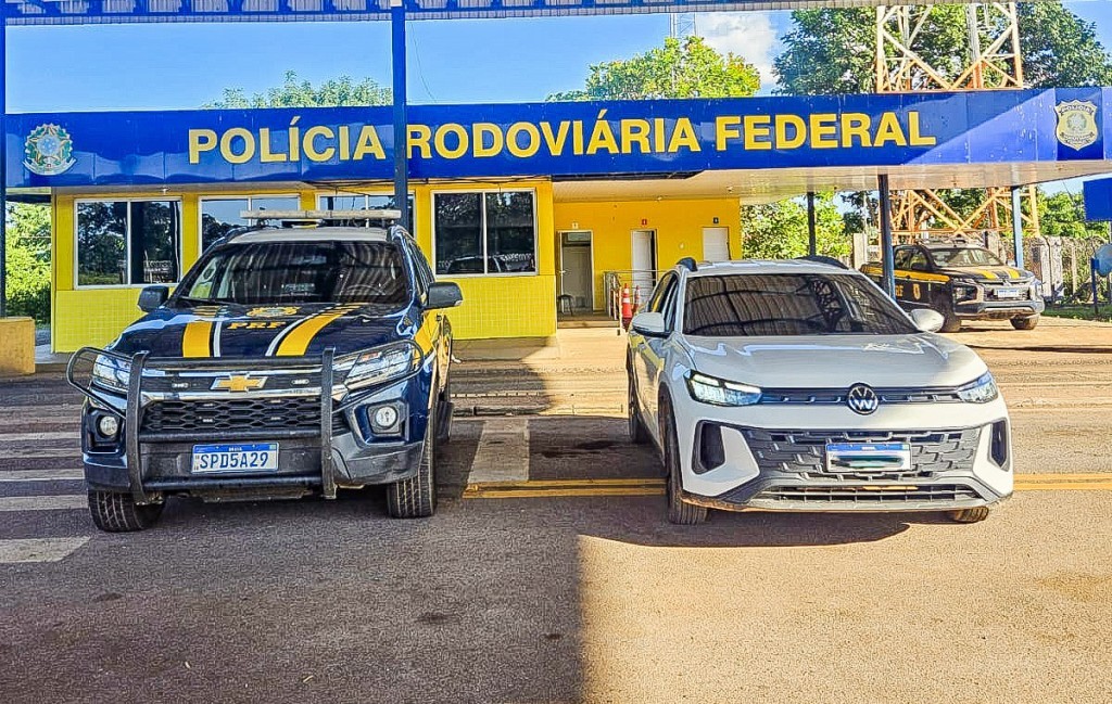 PRF recupera veículo furtado durante ação conjunta na BR-070 em Poconé