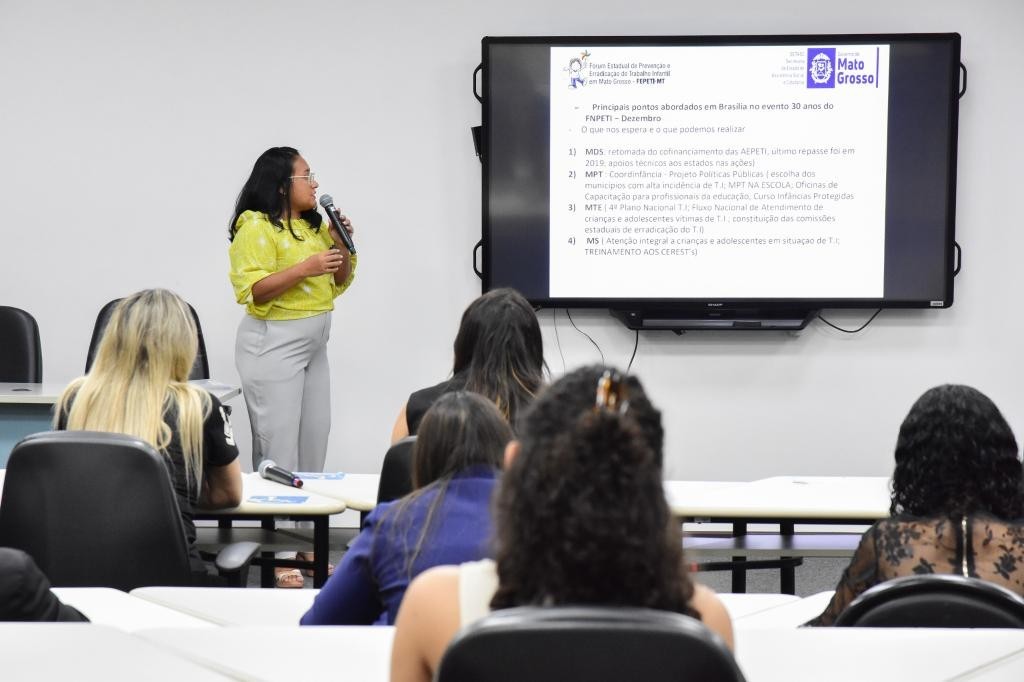 Setasc promove encontro técnico para fortalecer o combate ao trabalho infantil em MT