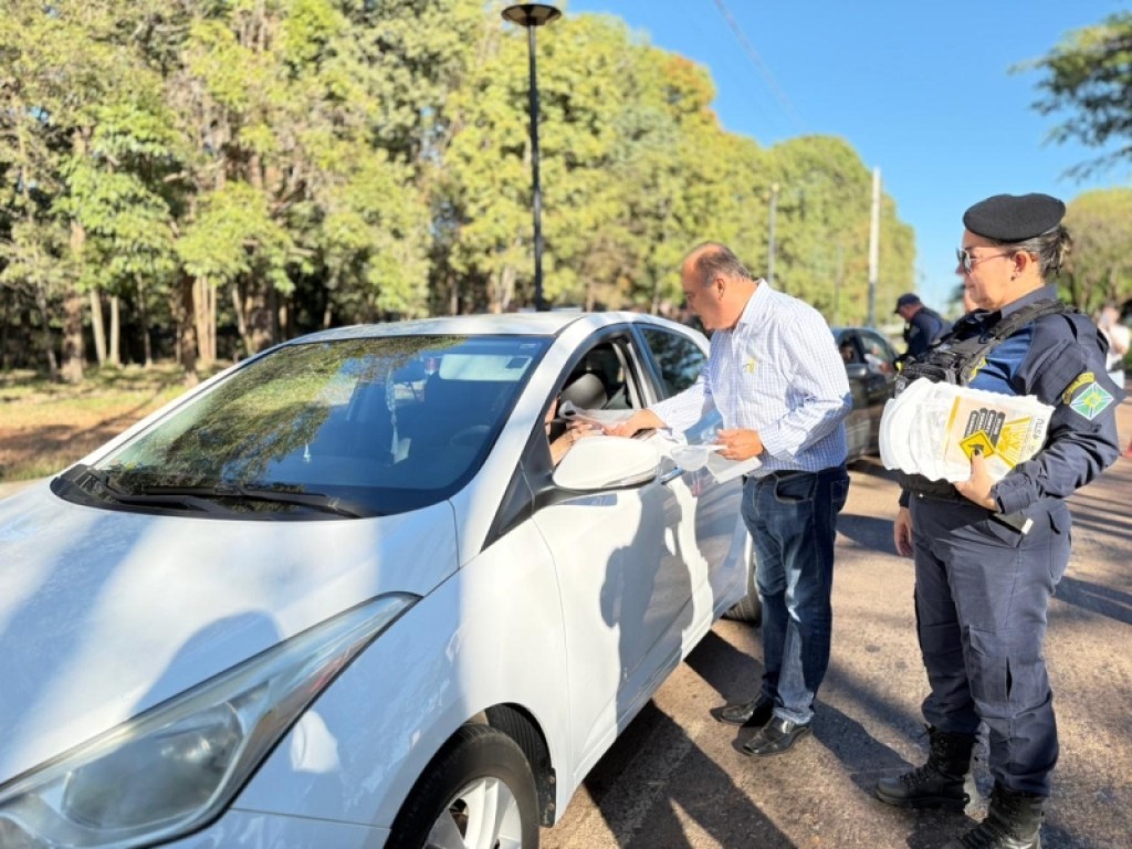Maio Amarelo encerra programação com blitz educativa e reforça conscientização por um trânsito mais seguro