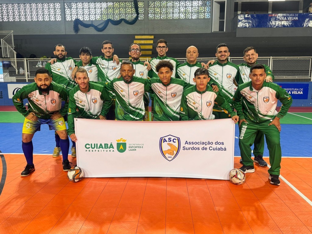 Cuiabá conquista bronze na Copa Brasil de Futsal de Surdos com apoio da Prefeitura