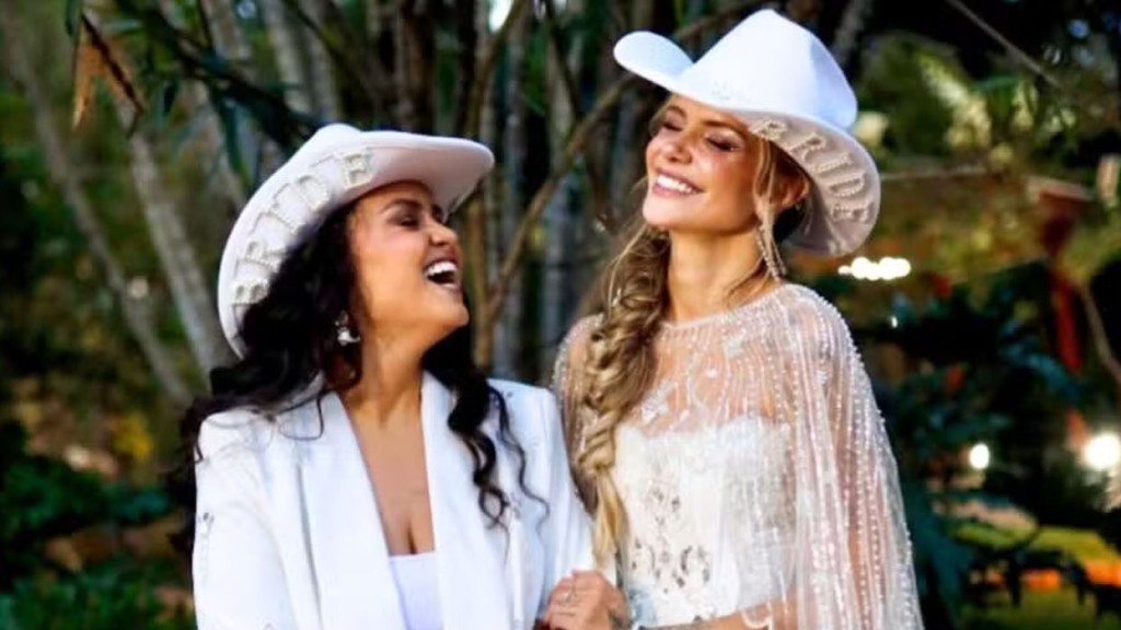 Marcela Mc Gowan e Luiza Martins celebram pré-wedding com festa country: ‘Noivinhas!’