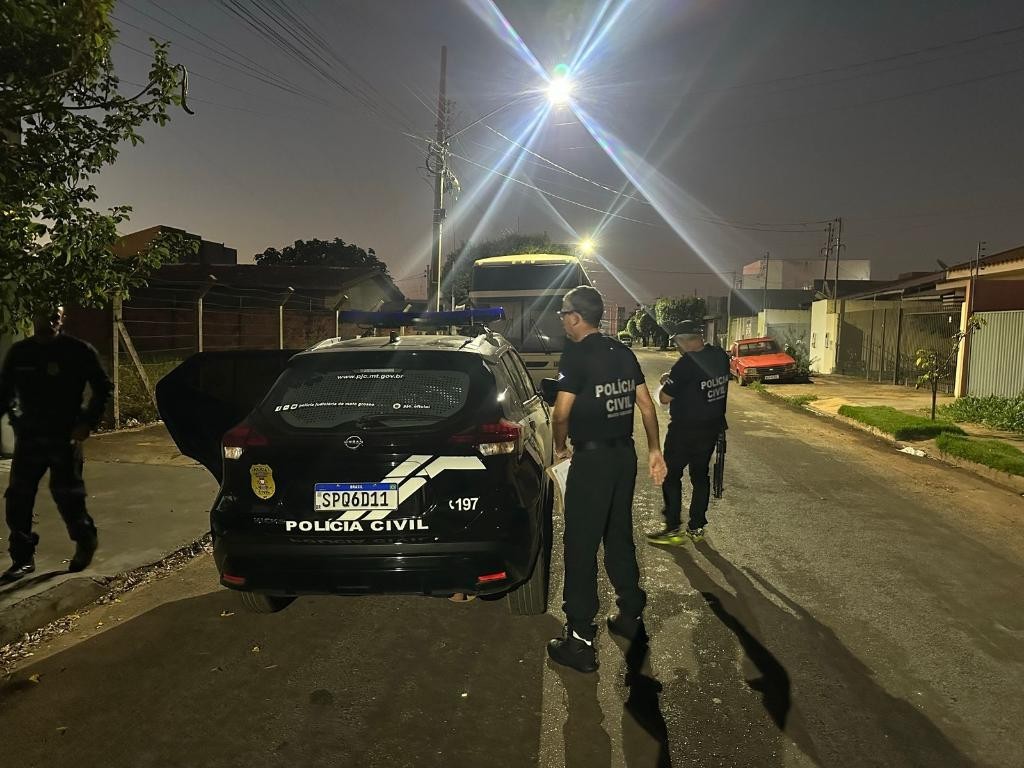 Polícia Civil desarticula célula de facção criminosa envolvida com tráfico de drogas e extorsão em Rondonópolis
